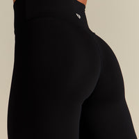 Essential High Waist Capri Leggings | Black