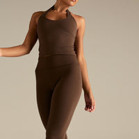 Essential High Waist Capri Leggings | Cocoa