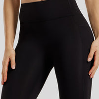 Essential High Waist Leggings with Pockets | Black