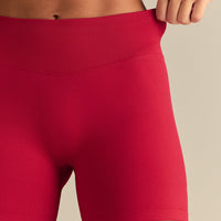 Emphasize Mid Waist 5" Shorts | Candy Apple