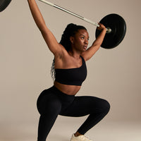 Power High Waist Scrunch Leggings | Black