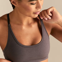Define 2.0 Cross Back Bra | Slate Grey