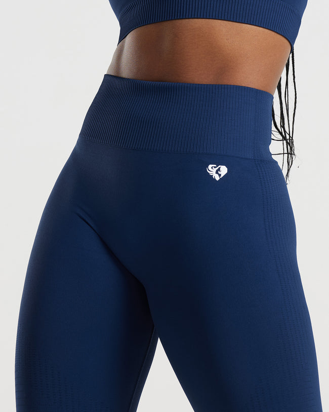 Power High Waist 7/8 Leggings | Sapphire Blue
