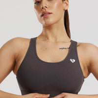 Power Adjustable Sports Bra | Graphite