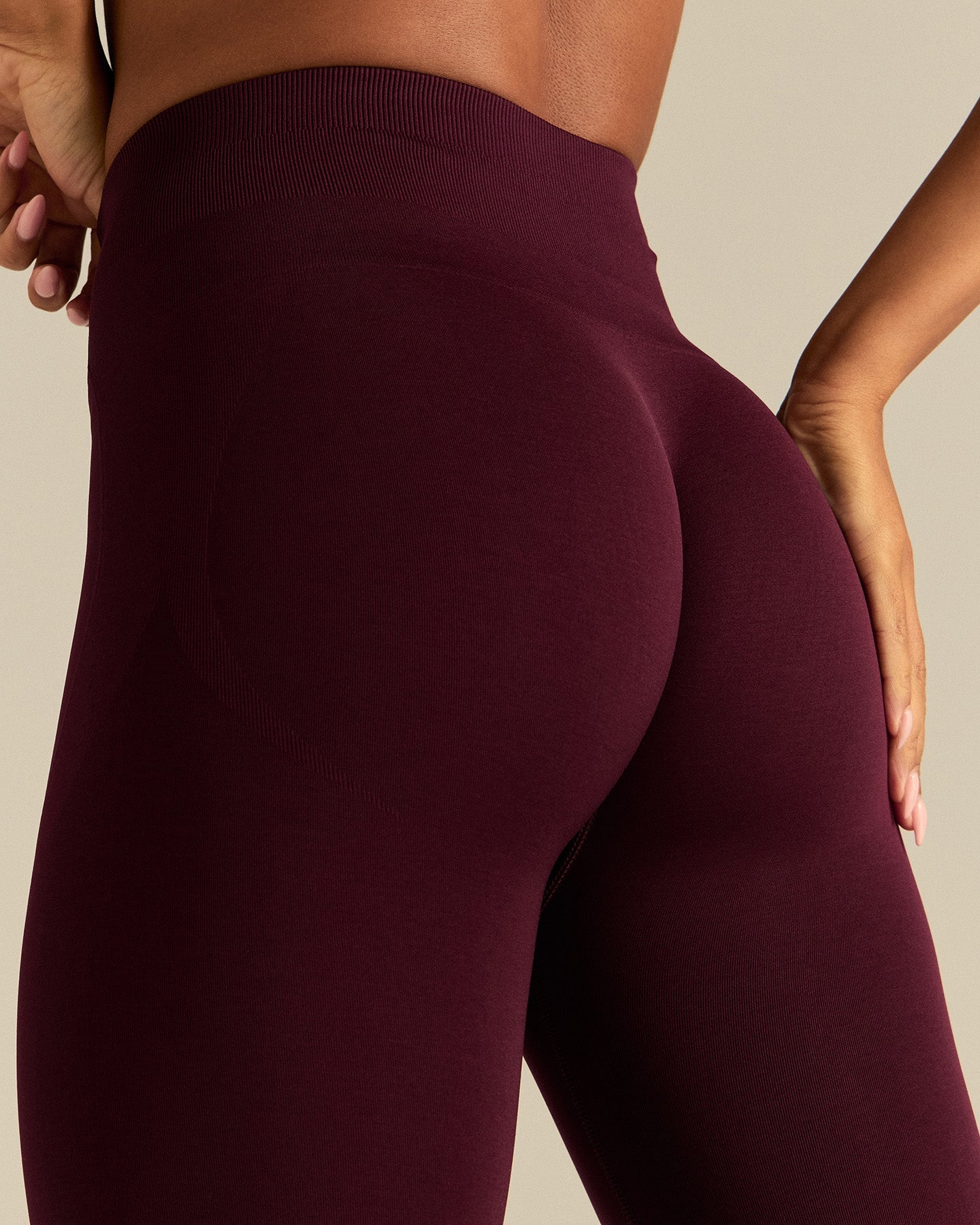 Define 2.0 High Waist Scrunch Leggings | Merlot
