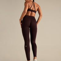 Define 2.0 High Waist Scrunch Leggings | Cafe Noir