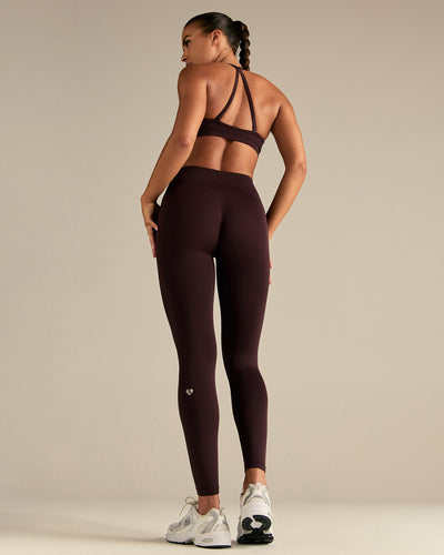 Define 2.0 High Waist Scrunch Leggings | Cafe Noir