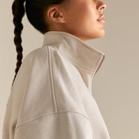 Comfort Outdoor 1/4 Zip Graphic Sweat | Stone