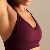 Define 2.0 Halter Neck Bra | Merlot