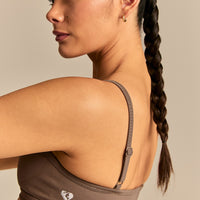 Emphasize Peek-A-Boo Bra | Milk Chocolate