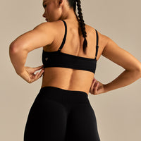 Emphasize Peek-A-Boo Bra | Black