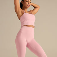 Essential High Waist Leggings | Sweet Pink
