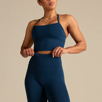 Essential High Waist Leggings | True Navy