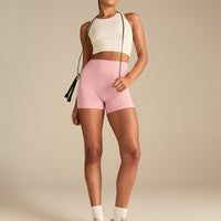 Essential Crop Tank Top | Coconut White