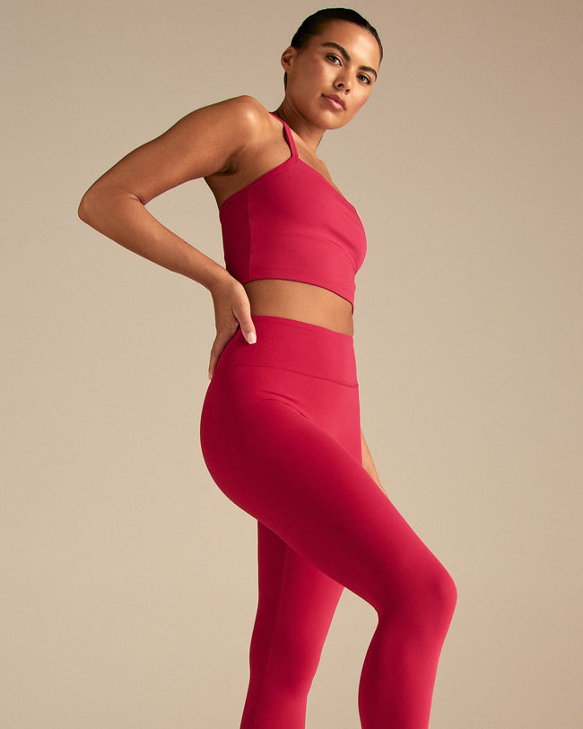 Essential High Waist Leggings | Strawberry Kiss