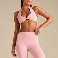 Essential High Waist Flared Leggings | Sweet Pink