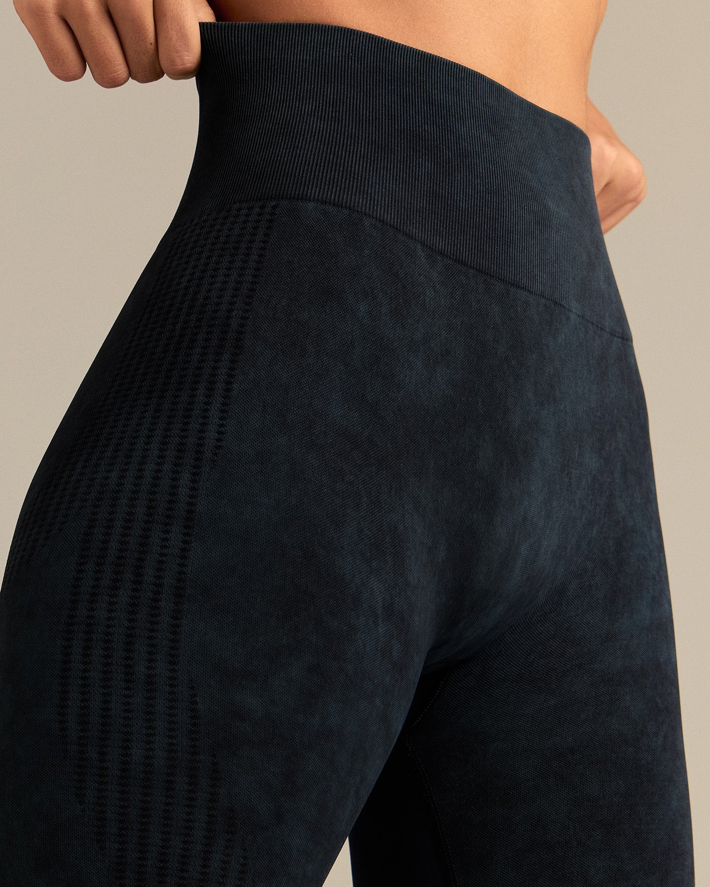 Power High Waist Leggings | Washed Black