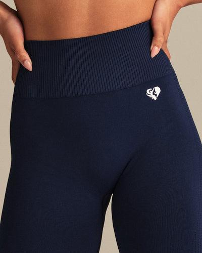 Power High Waist Scrunch Leggings | Sapphire Blue