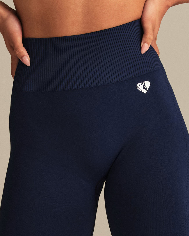 Power High Waist Scrunch Leggings | Sapphire Blue