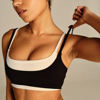 Essential Double Layer Bra | Black