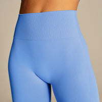 Power Enhanced High Waist Leggings | Chambray Blue