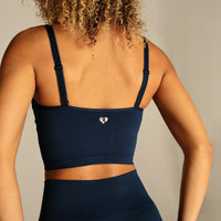 Power Built-In Bra Tank | True Navy