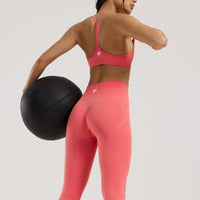Define 2.0 Racer Back Bra | Sunlit Coral