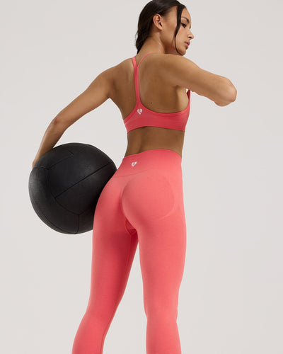 Define 2.0 Racer Back Bra | Sunlit Coral