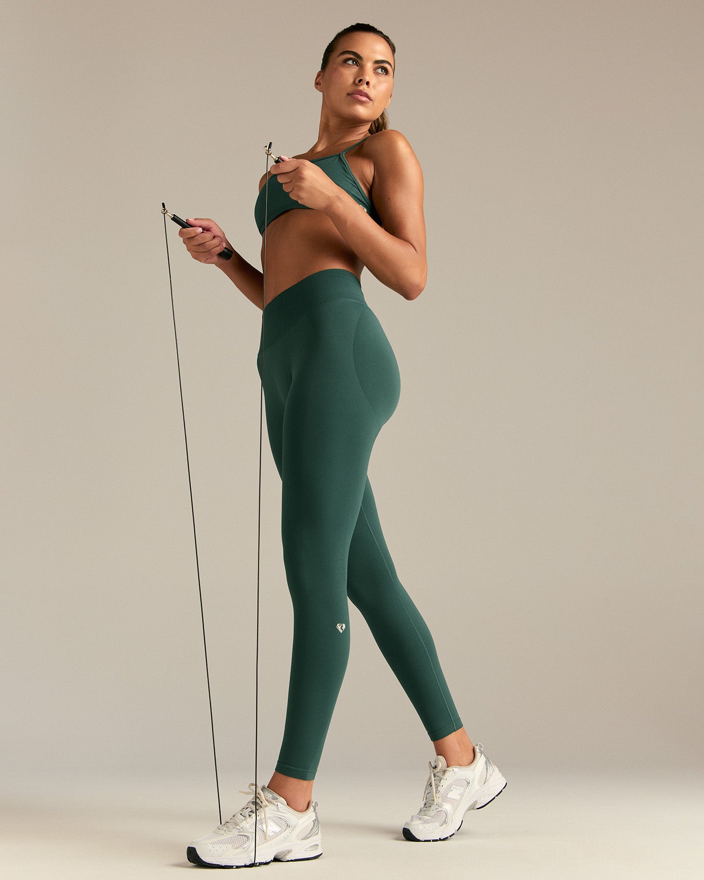 Emphasize Mid Waist Leggings | Evergreen