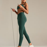 Emphasize Mid Waist Leggings | Evergreen