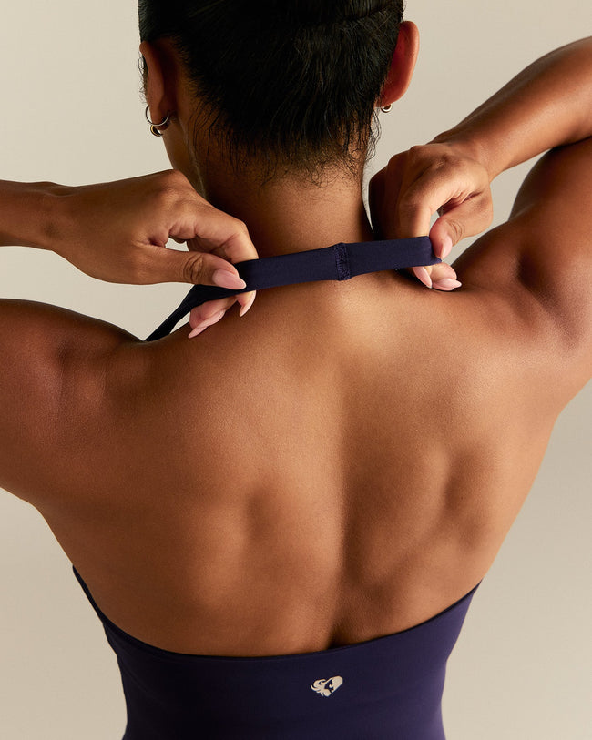 Essential Halter Tank | Mystic Purple