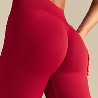 Emphasize Mid Waist Leggings | Candy Apple
