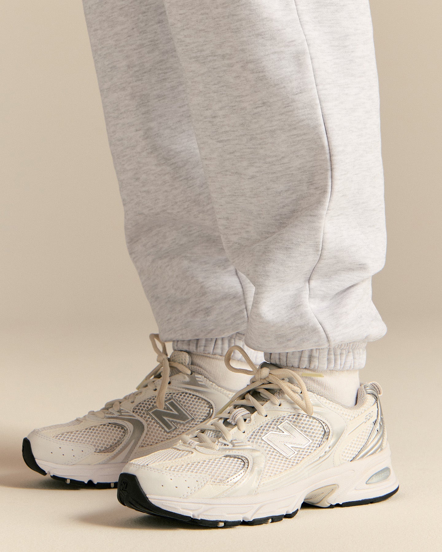 Comfort Joggers | Light Grey Marl