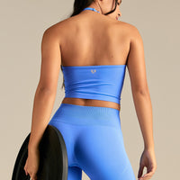 Define 2.0 Halter Tank | Chambray Blue