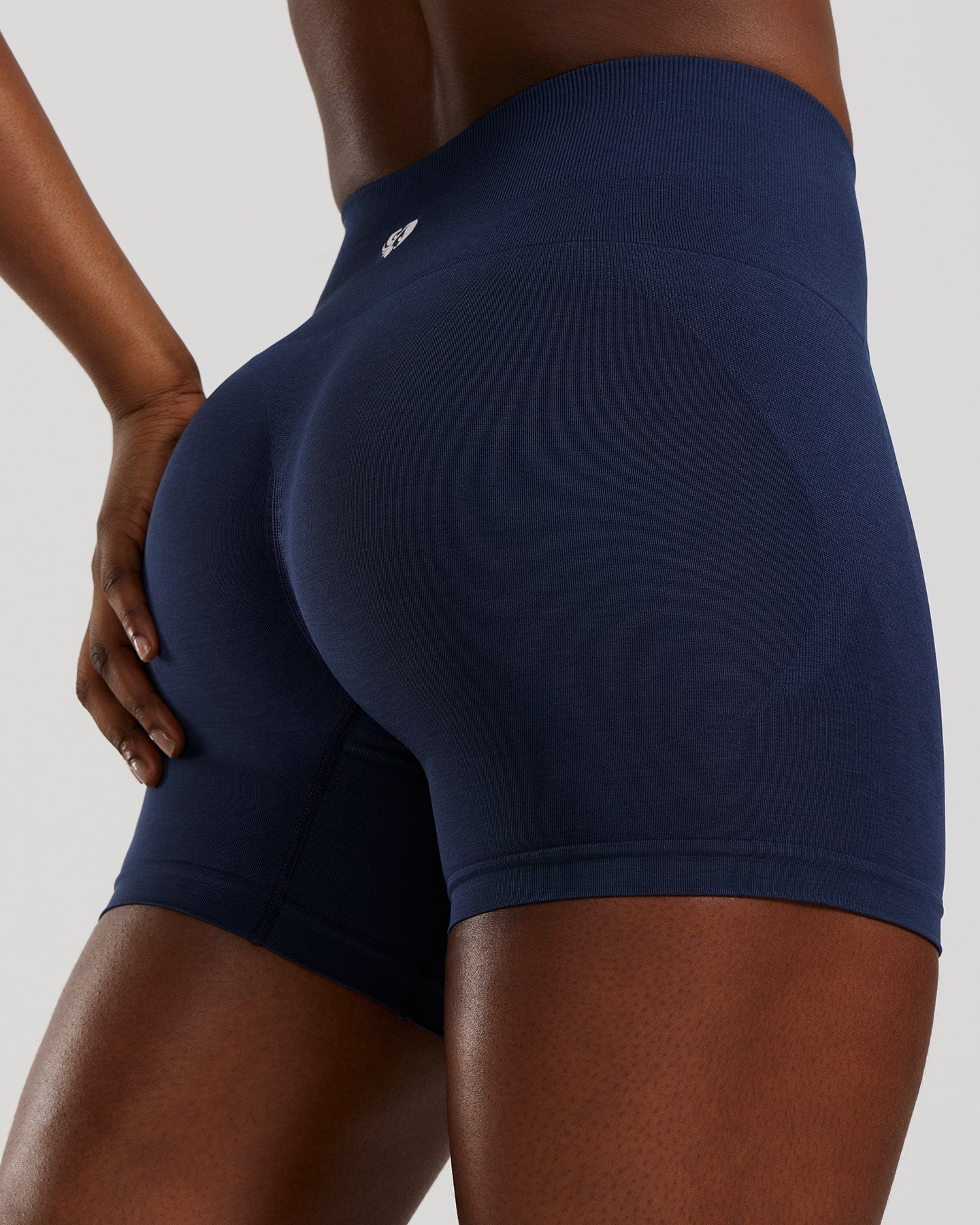 Define 2.0 High Waist Scrunch Shorts 4" | Sapphire Blue