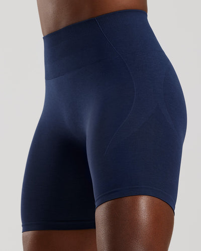 Define 2.0 High Waist Scrunch Shorts 6" | Sapphire Blue