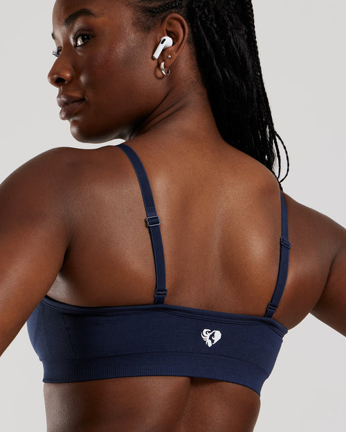 Define 2.0 Scrunch Bralette | Sapphire Blue