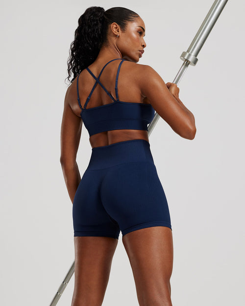 Power Adjustable Sports Bra | Sapphire Blue