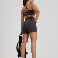 Power Adjustable Sports Bra | Graphite