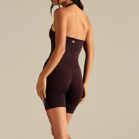 Define 2.0 High Waist Scrunch Shorts 6" | Cafe Noir