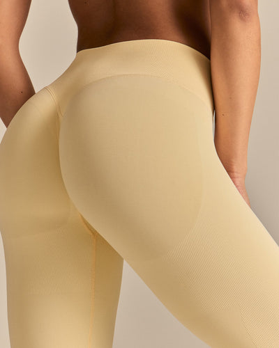 Emphasize Mid Waist Leggings | Buttercup