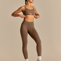 Emphasize Peek-A-Boo Bra | Milk Chocolate