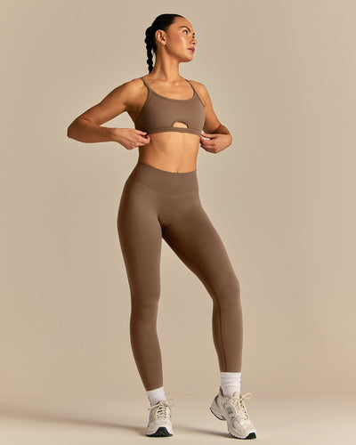 Emphasize Peek-A-Boo Bra | Milk Chocolate