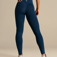 Essential High Waist Leggings | True Navy