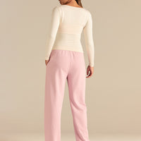 Smooth Contour Long Sleeve Reversible T-Shirt | Coconut White