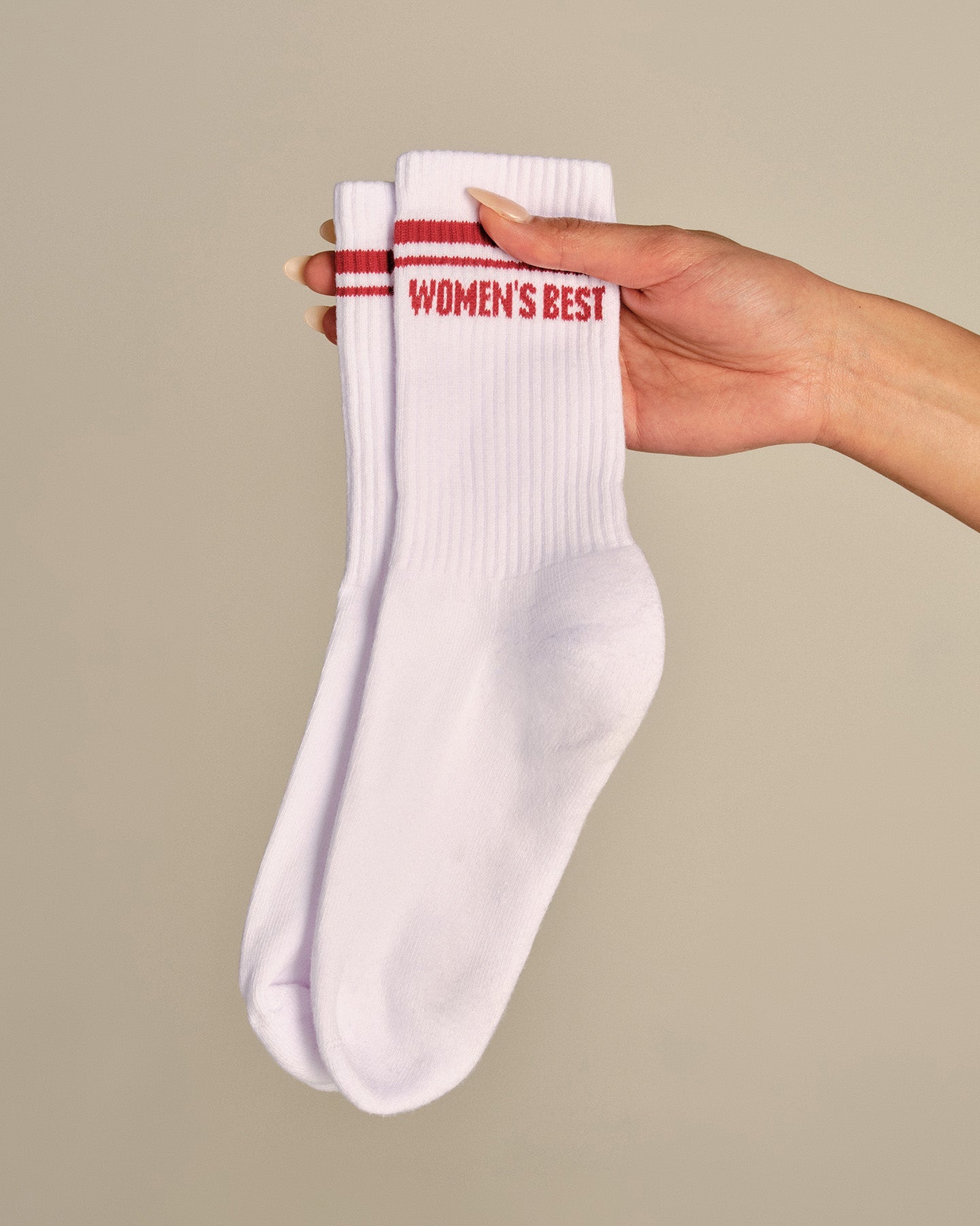 Premium Crew Stripe Socks (3PK) | True Red/Chambray Blue/Black