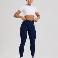 Power High Waist Leggings | Sapphire Blue
