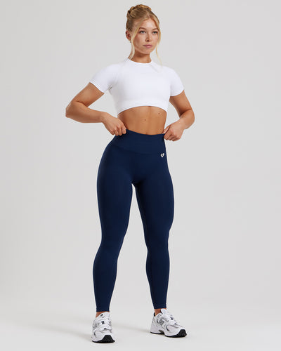 Power High Waist Leggings | Sapphire Blue