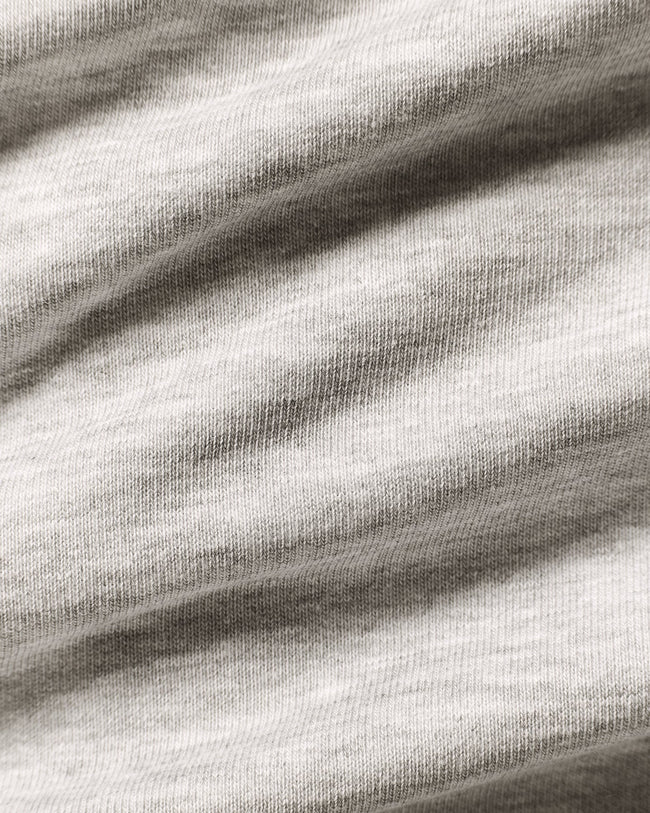 Comfort Lightweight Draw Hem Hoodie | Grey Marl