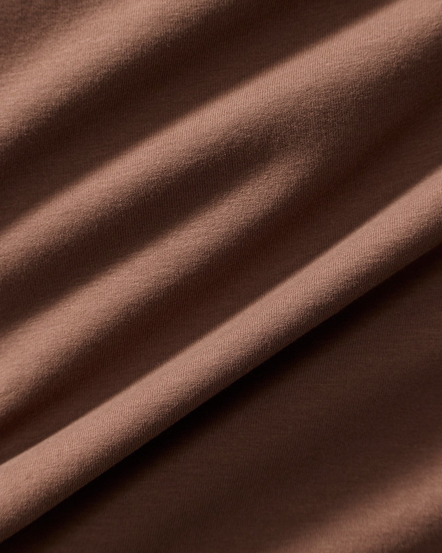 Cotton Contour Fold Over Shorts | Mocha
